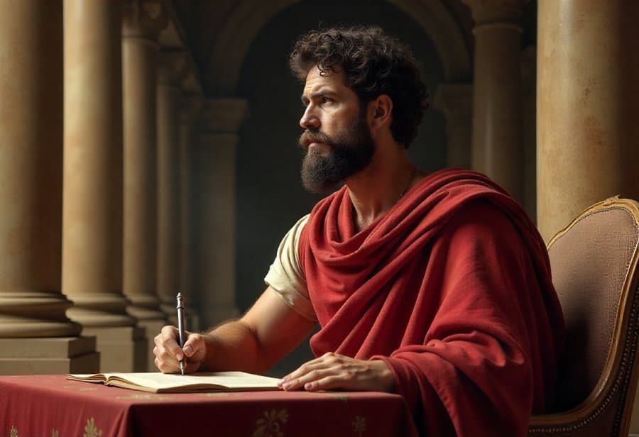 Marcus Aurelius proves strength lies in mastering the chaos within